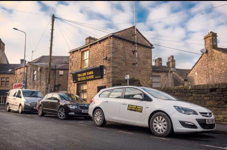 Yellow cars barnoldswick